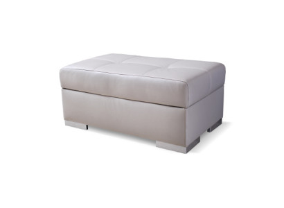 XXL Fußhocker Club Lounge Dekor Hocker Leder Textil Ottoman Designer Pufa